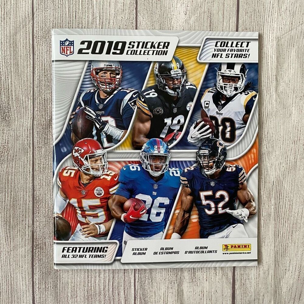 NFL 2019 sticker album book brand new
